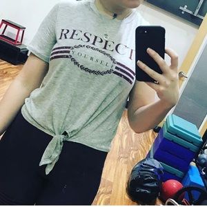 “Respect yourself” t shirt